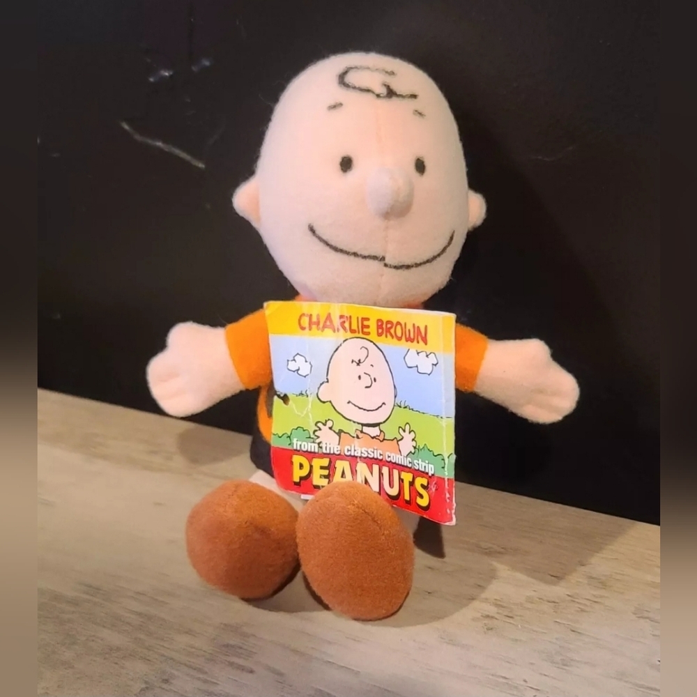Peanuts Charlie Brown Small Plush Wendys Kids Meal Stuffed Toy  [Read Details]